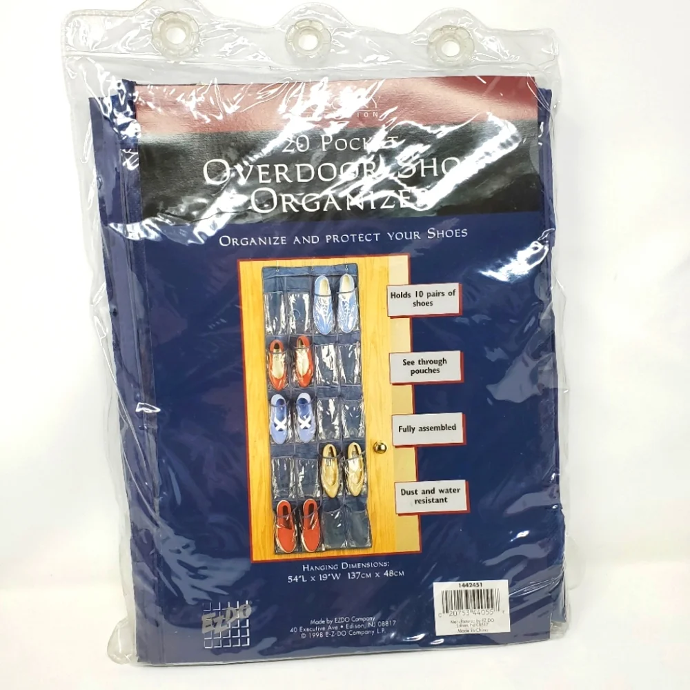 Shoe Organizer Over Door 20 Pocket NEW